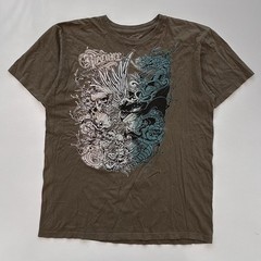 Vintage Y2K Rip Curl Surfer Surf Beach Cyber Graphic T Shirt Men’s Medium Slim