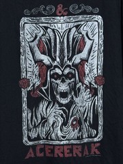 Dungeons & Dragons Acererak Demilich Card T-Shirt Men’s 3XL Black DND Gaming Tee