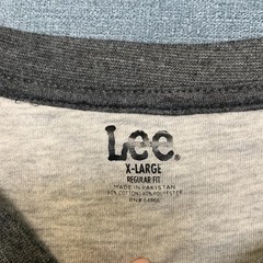Lee Thermal Shirt Mens XL Gray Waffle Knit Regular Fit Outdoor Henley Neck