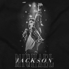 Michael Jackson King of Pop MJ Spotlight Womens or Mens Crewneck T Shirt Tee