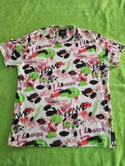 Men’s Graphic T-Shirt XL all-over Print Chrome Edge Bordo Cromato CR-XXIV CR24