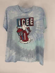 Tee Luv Blue Tie-Dye Icee Logo T- Shirt Men’s Size Large