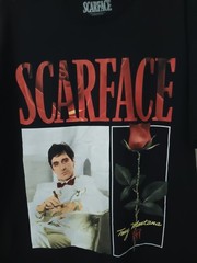 American Classics Scarface t-shirt a graphic print of Tony Montana XL