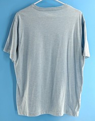 Eddie Bauer Men’s Short Slv. Legend Wash T-shirt Lt. Blue Heather Size Med. GUC