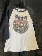 Vintage Rare Slipknot Large Metal Band Iowa Shirt USA 🇺🇸3/4 Sleeve Very Worn