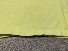 Supreme Shirt Mens Medium Neon Yellow Digi Girl SS17 Digital Block Logo