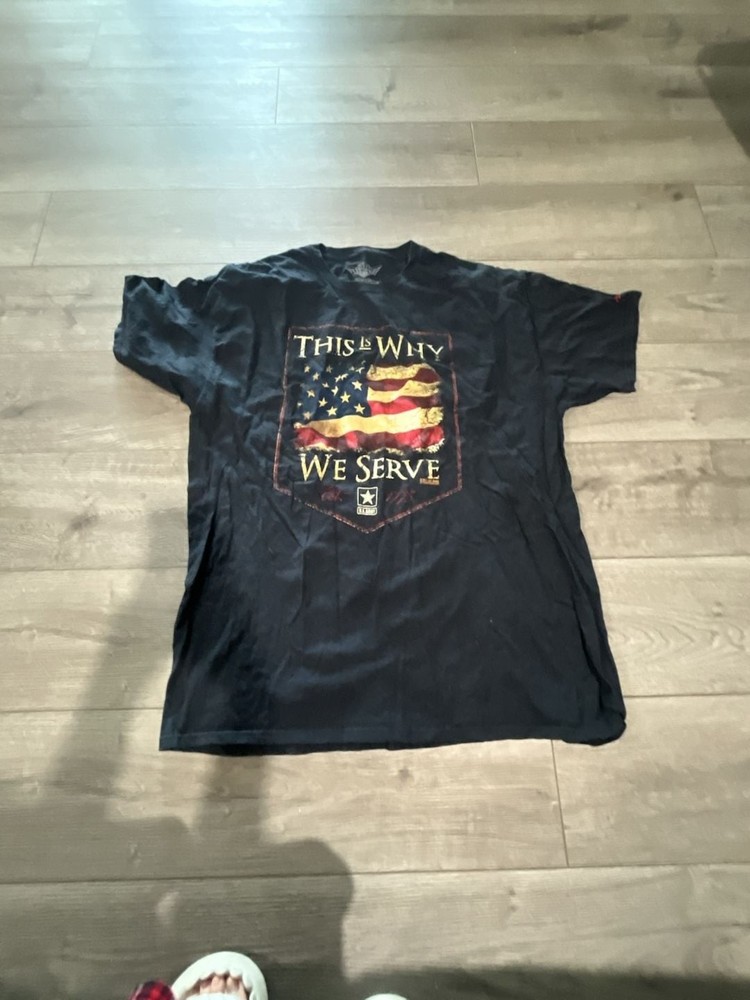 7.62 Design Battlespace ‘This Is Why We Serve’ US Army Men’s T-Shirt
