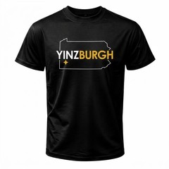 Yinzburgh PA City Pride Graphic Tee Unisex Pittsburgh Style Shirt