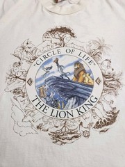 Vtg Disney Designs The Lion King Circle of Life 1994 Film T Shirt 90s Sz Large