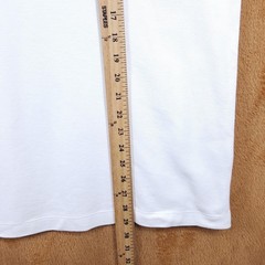 VINCE Shirt Mens XL White Pullover Short Sleeve Pique T-Shirt 100% Cotton $110