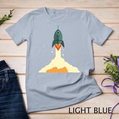 Space Rocket Astronaut T-Shirt Astronomy Exploration Unisex T-shirt