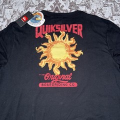 NWT Quiksilver Black Graphic SS Sun Tee QSM15GT121 Men’s Size XL. D4
