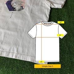 Uniqlo UT Jujutsu Kaisen Season 2 Japanese Anime T-Shirt Short Sleeve Size S