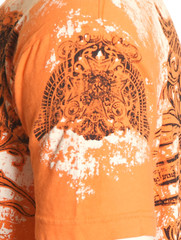 Archaic by Affliction Men’s T-Shirt Parallel Wings Cross Biker