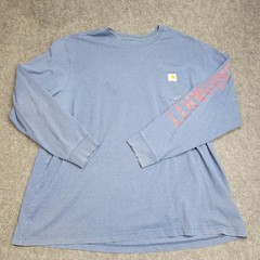 Carhartt Shirt Mens 2XL Workwear Spell Out Pocket Heavy Construction BUNDLE LOT