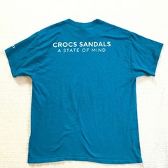 Crocs Turquoise Sandals Feels Like Nothing At All T Shirt Large