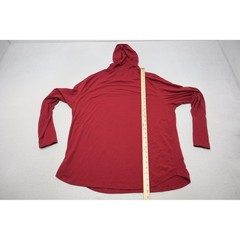 VRST Hooded Shirt Mens XL Red Long Sleeve Cotton Modal Stretch Excellent