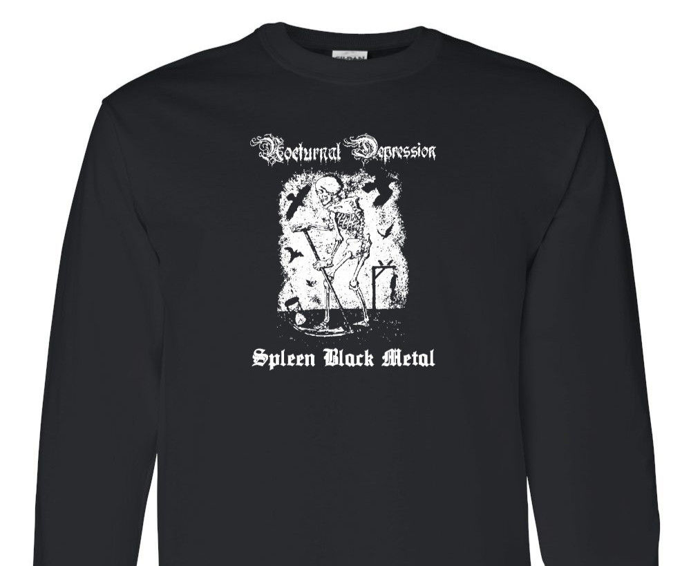 Nocturnal Depression Long Sleeve T-Shirt black metal Xasthur Thy Light Trist