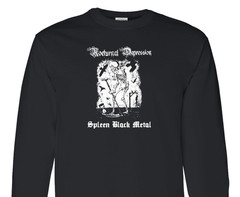 Nocturnal Depression Long Sleeve T-Shirt black metal Xasthur Thy Light Trist