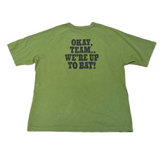 UNIQLO UT Peanuts Charlie Brown Raglan T-Shirt Green Men’s M Vintage Style