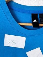 Adidas Men’s Essential Logo T-Shirt – Blue – Size M – Cotton – CZ7511