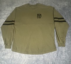 Disney Parks Spirit Jersey LS Pullover Men’s XL Army Green Walt Disney World
