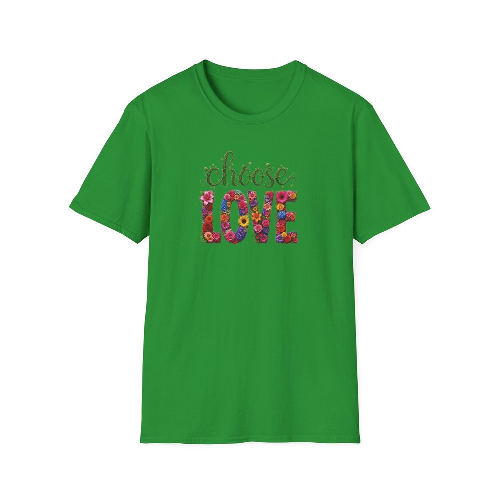 “Choose LOVE” floral shirt