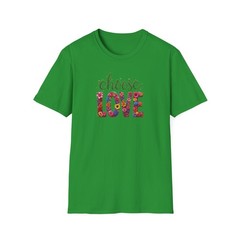 “Choose LOVE” floral shirt