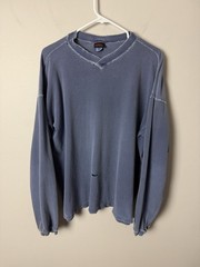 Vintage Gramicci Men’s M Blue 90s Long Sleeve Shirt Worn