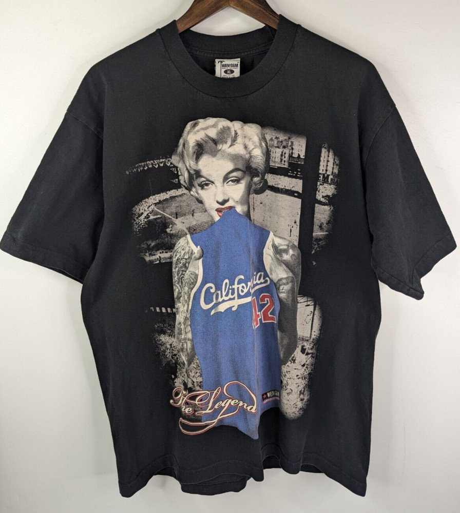 Marilyn Monroe California 42 Legend Weiv Gear Short Sleeve T-Shirt Men’s Size XL