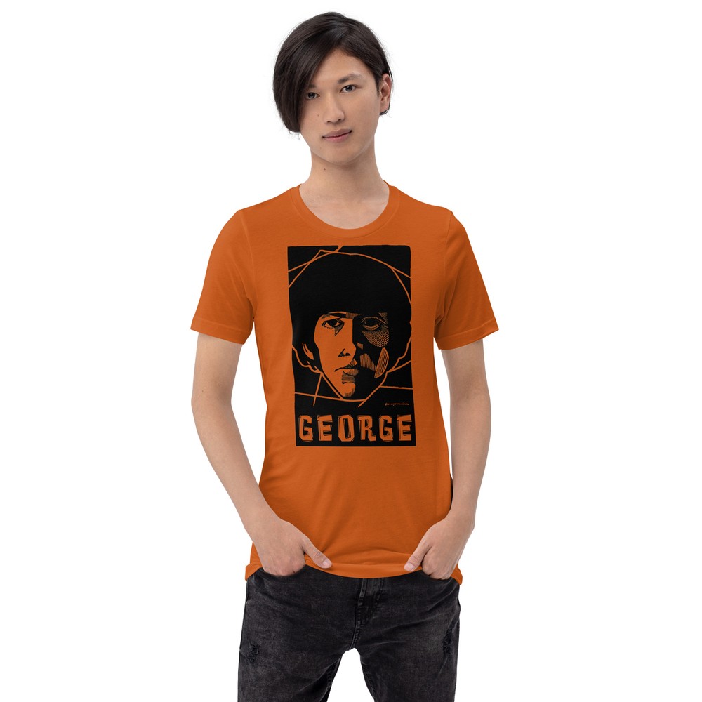 Beatles T-shirt John Paul George and Ringo unisex music tee GEORGE