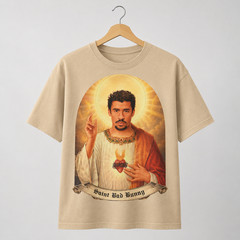 Saint Bad Bunny T-Shirt Meme Funny Men Women Cotton Unisex