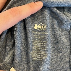 REI Co-op Blue Graphic Stretch T-Shirt Men’s M Outdoor Performance
