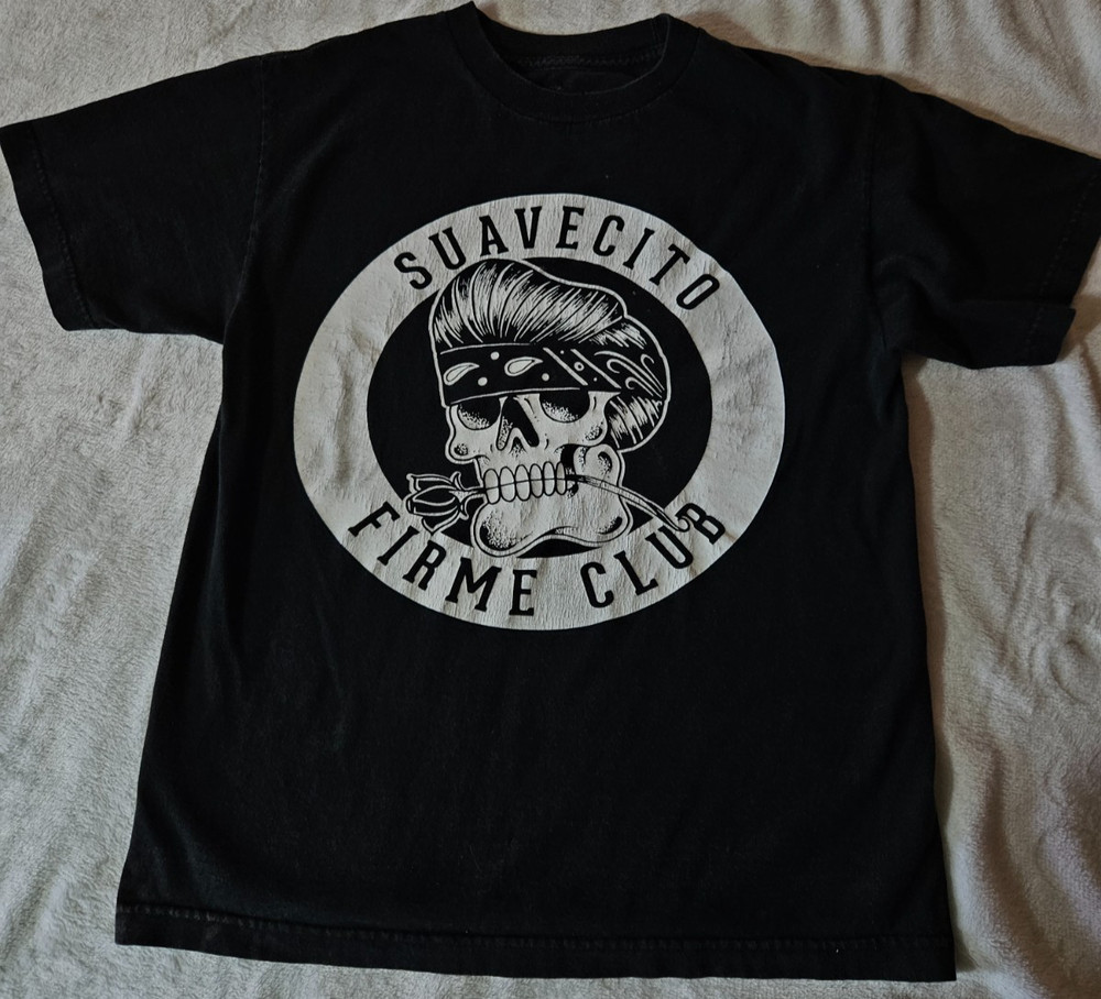 Men’s Suavecito Firme Club Black Shirt/ US Size M Adult Activewear