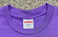 Supreme Gas Purple Tee Size Small SS 22’