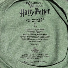 Harry Potter | Men’s Green Slytherin Team Captain Quidditch T-Shirt | Size L