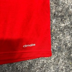 Adidas Shirt Men M Red Ultimate Tee Round Neck Short Sleeve Streetwear