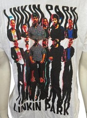 The Core Men’s Linkin Park Band Graphic White Short Sleeve Shirt Size Large