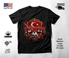 TURKIYE – NEW World Cup 2026 Football Soccer Fans Black T-Shirt Tee Shirt