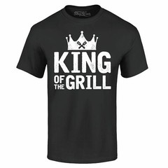 King Of The Grill T-shirt Funny Grilling Gift BBQ Grill Dad Shirts