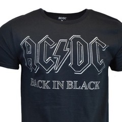 ACDC Mens Tee T Shirt S M L XL Rock Tour Band Metal Hard Vintage Music BLACK NEW
