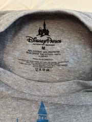 NEW Disney Mickey Mouse Disneyland Art Deco Men’s Tee Gray Size M