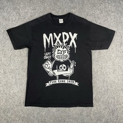 Vtg MXPX Left Coast Punk T-Shirt Mens Medium Punk Band Tee Warped Grunge Y2K