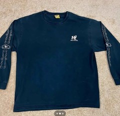 Big Dogs T-Shirt Mens XL Long Sleeve Cuff Logo Its Five O’Clock Somewhere Black