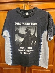 Rare Cold Wars 1914-1939 Empires To Isms Sun Dog Tie Dye Protest Shirt Medium