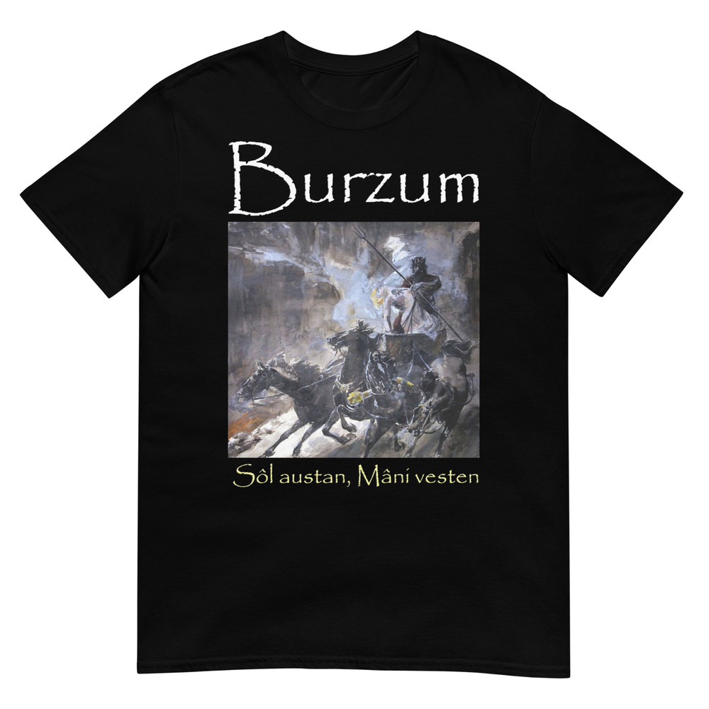 1BURZUM “Sol austan, Mani vestan” (One Sided) (Black) T-SHIRT