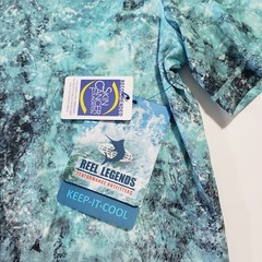Reel Legends “Keep It Cool” Short Sleeve Anti Snag Fishing Shirt Size Medium NWT