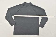Under Armour Heatgear 1/4 Zip Pullover Shirt Men’s L Gray Loose Fit Long Sleeve