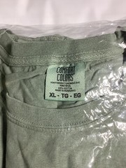 (3 Pieces) Size XL,Comfort Color T Shirt Heavyweight Ring Spun Light Green.