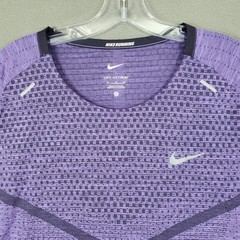 Nike Running Shirt Men XL Purple Dri-FIT ADV TechKnit Ultra Short Sleeve Tee